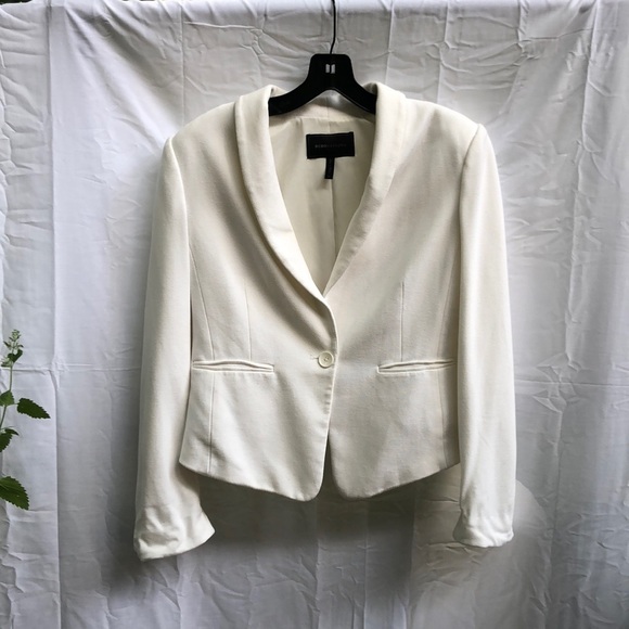 look com blazer off white